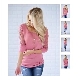 Mauve Emerald Shirt Large